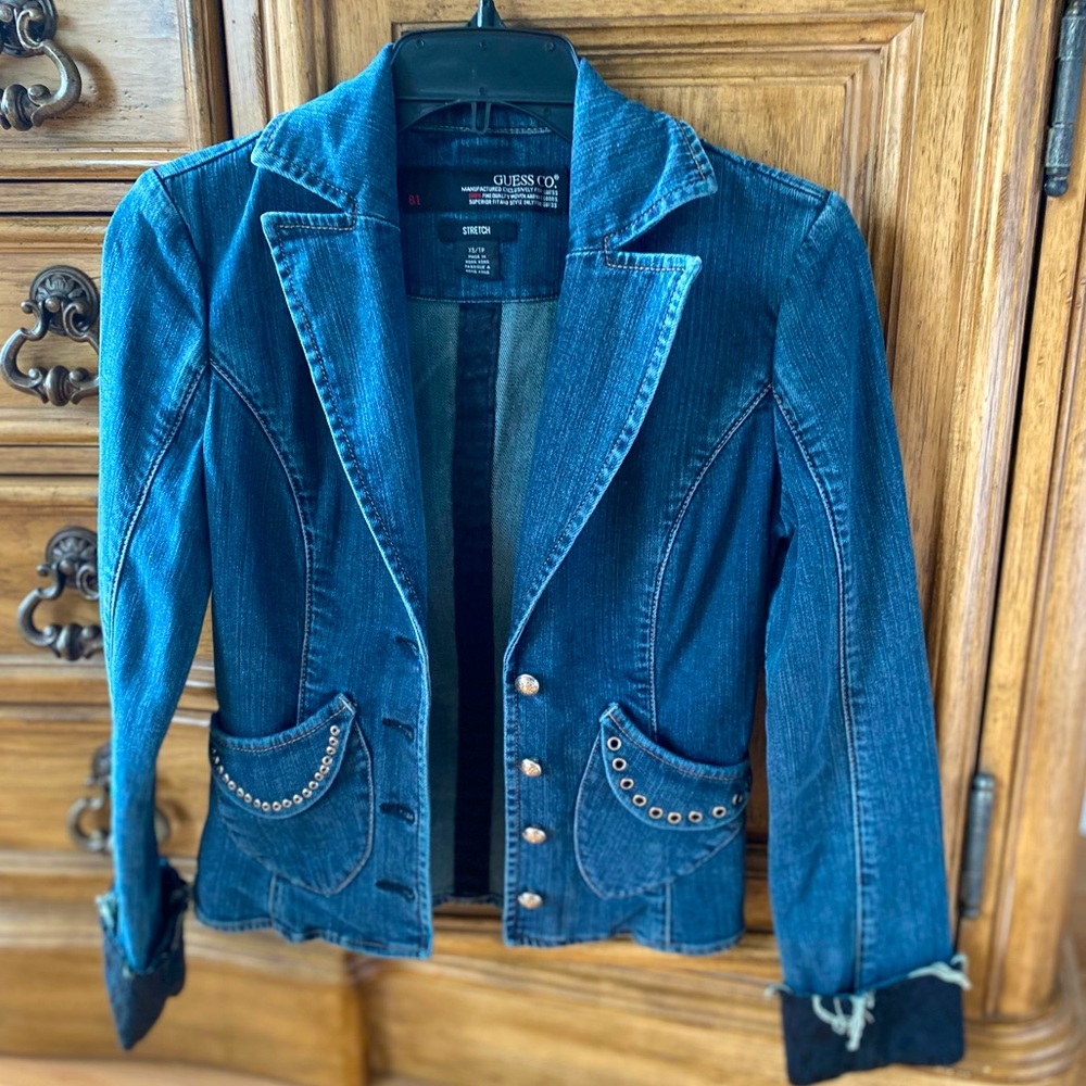 Guess Jean Blazer